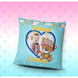 Cojín personalizado nacimiento