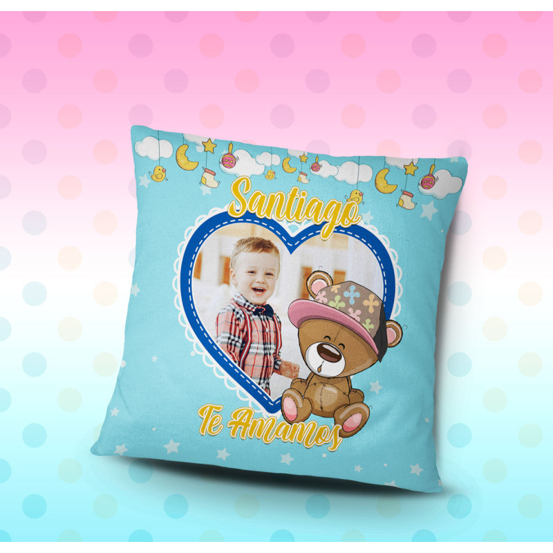 Cojín personalizado nacimiento Cojín personalizado nacimiento
