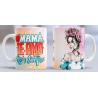 Taza sublimada día de la Madre, Mamá te amo