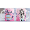 Taza sublimada día de la Madre, Mamá la más hermosa
