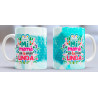Taza sublimada día de la Madre, Mi mamá es la más linda