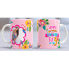 Taza sublimada día de la Madre, Siempre que necesito una mano tu me das 3 con foto